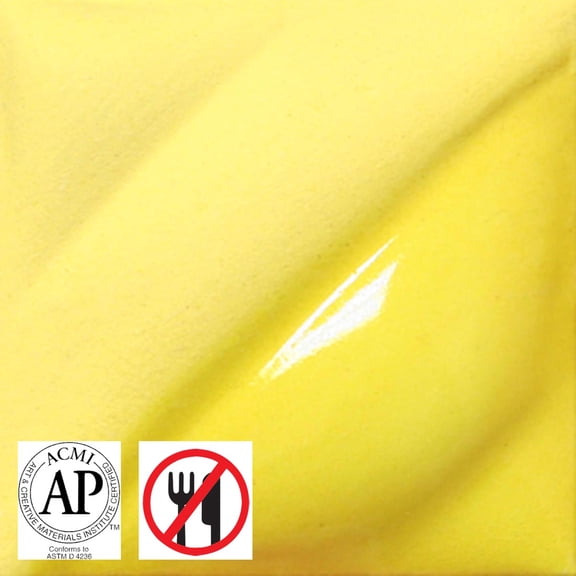AMACO Liquid Underglaze Decorating Color Pint Bright Yellow