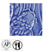 Amaco Liquid Gloss Glaze - Pint, Medium Blue, Transparent