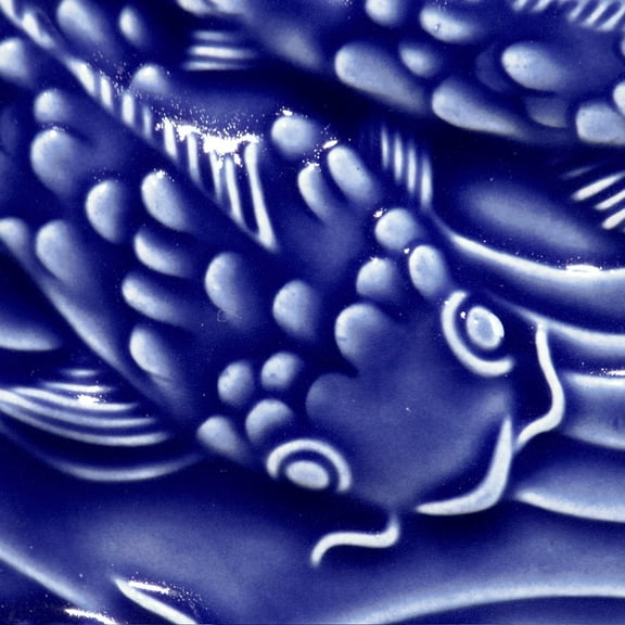 AMACO Low Fire Gloss Glaze, LG-21 Dark Blue LG-21, Transparent, Pint