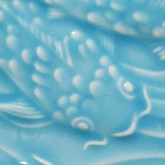 AMACO Low Fire Gloss Glaze, LG-24 Light Blue, Transparent, Pint