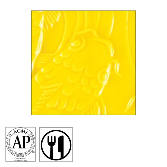 AMACO Gloss Glaze Brilliant Yellow