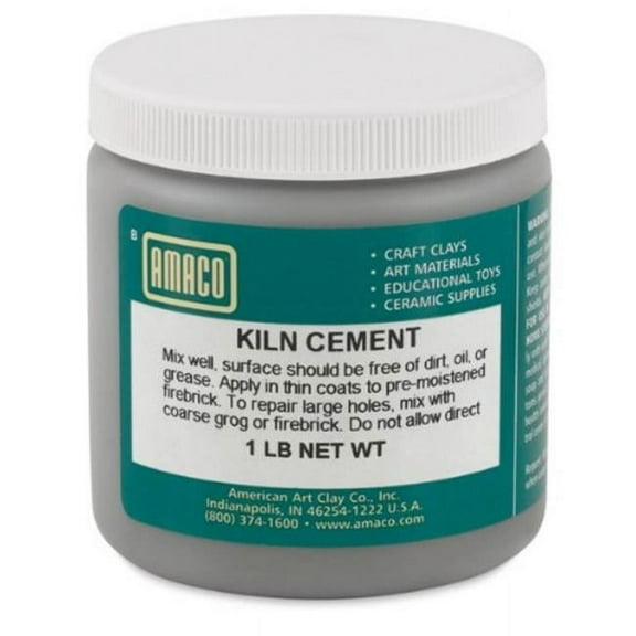 AMACO Prepared Kiln Cement, 1 lb