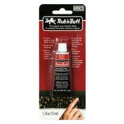 AMACO Rub n Buff Metallic Finishes Ebony 1/2 oz. Tube Black Metallic Finish Paste