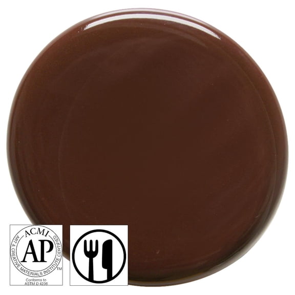 AMACO Teacher's Palette Gloss Glaze Fudge Brown