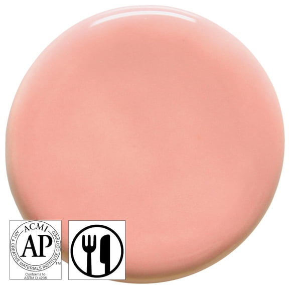 Amaco Teacher's Palette Glaze - Pint, Pig Pink