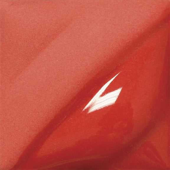 Amaco Velvet Lead-Free Non-Toxic Semi-Translucent Underglaze, 1 Pint, Radiant Red