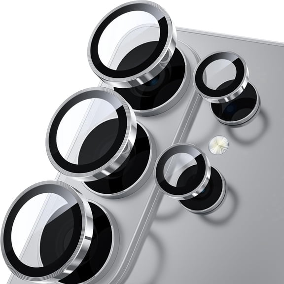 AMAGA Compatible with Samsung Galaxy S26 Ultra Camera Lens Protector - [Original Shooting Mode] Shatterproof Metal HD Tempered Glass Camera Screen Protector Cover Film (Sliver)