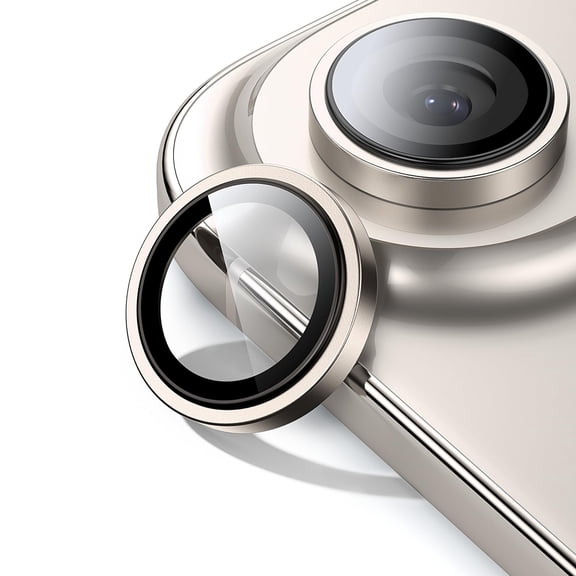 AMAGA for iPhone Air Camera Lens Protector - [Original Shooting Mode] Shatterproof Metal HD Tempered Glass Camera Screen Protector Cover Film (Gold)