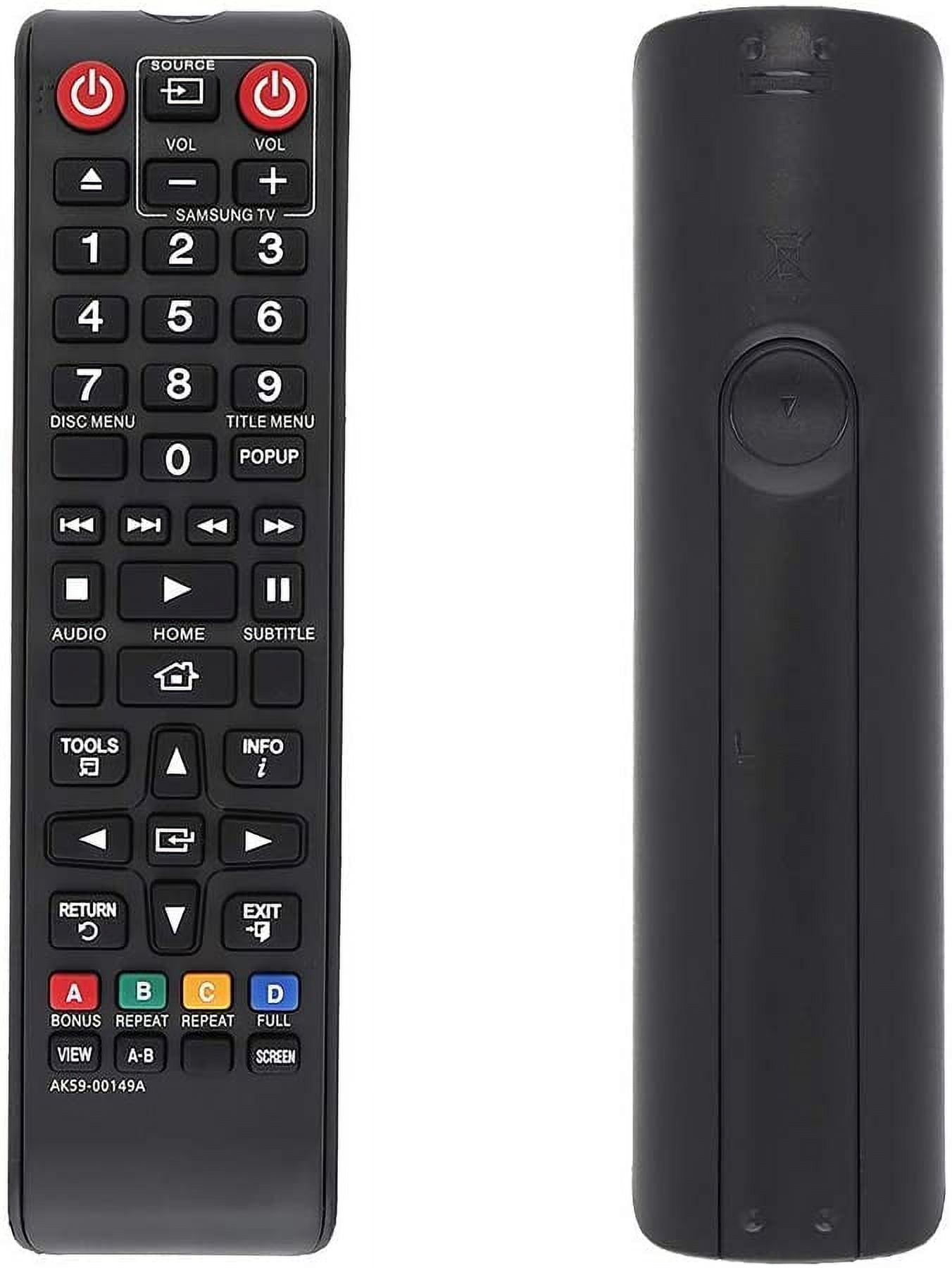 AMAIRIYCA AK5900149A replacement remote Samsung dvd blu ray player for