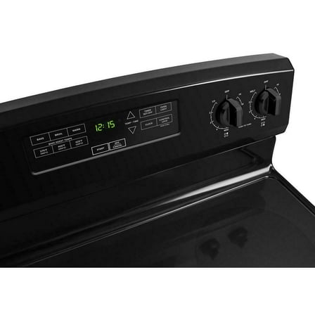 AMANA AER6303MFB freestanding smoothtop electric range