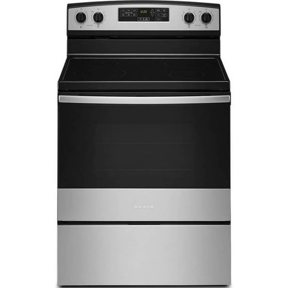 Amana AER6603SMS 4.8 Cu. Ft. Freestanding Stainless Steel Electric Range