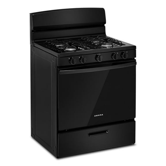 AMANA AGR4203MNB 30" free standing gas range