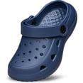 thumbnail image 1 of AMANSSE Boys Girls Garden Clogs Shoes Slides Sandals Shower Slippers Beach Water Rubber House Outddor Navy Blue Little Kid Size 11, 1 of 6