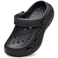 thumbnail image 1 of AMANSSE Garden Clogs for Boys Girls Slip on Beach Sandals Kids Unisex Child Beach Water Shoes All Black Little Kid Size 1, 1 of 6
