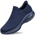 thumbnail image 1 of AMANSSE Men's Air Cushion Casual Sock Sneakers Non Slip Lightweight Running Shoes Lightweight Comfortable Tennis Workout Shoes Navy Blue Size 11, 1 of 6