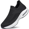 thumbnail image 1 of AMANSSE Men's Sneakers Slip on Lightweight Breathable Mesh Fitness Tennis Athletic Walking Shoes Black Size 10, 1 of 7