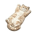 thumbnail image 1 of AMARHH Cat Shaped Fluffy Plush Floor Mat, Washable Faux Fur Animal Rug for Home Bedroom Living Room, Soft Cozy Bedside Decor Accent for Cat Lover Gift, 1 of 6