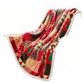 thumbnail image 1 of AMARHH Reversible Christmas Plush Throw Blanket, Soft Sherpa Fleece Holiday Print Fleece Blanket, Cozy Couch Bedroom Winter Holiday Decor, 1 of 6