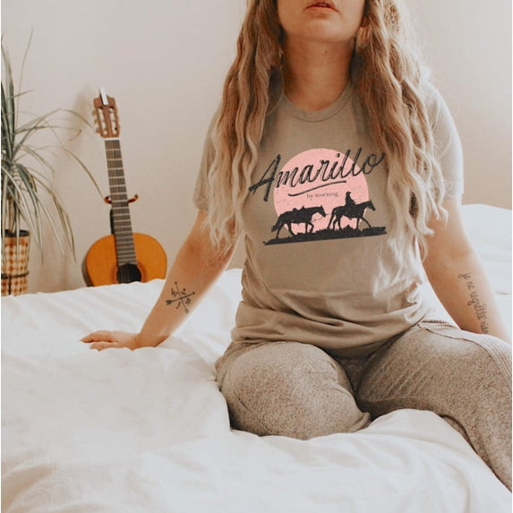AMARILLO BY MORNING Plus Graphic Short sleeve T-Shirt