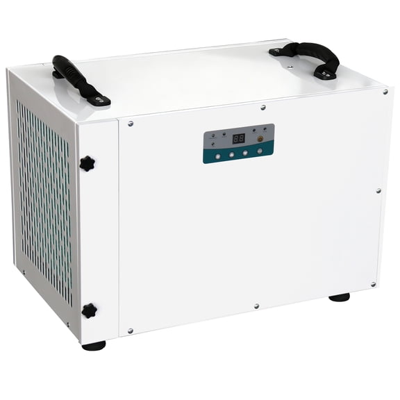 AMARITE 198 PPD Dehumidifier for Basement and Crawl Space with HEPA Filter, Commercial Industrial Grade, 90 PPD AHAM, 238 CFM, Auto Drain & Defrost, Water Damage Restoration, Rugged Metal Shell