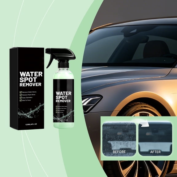 AMARTSY 4 oz Car Water Spot Remover, Hard Water Stain Cleaner for Auto Paint Surface, Restores Glossy Smooth Finish, 120ml Portable Spray