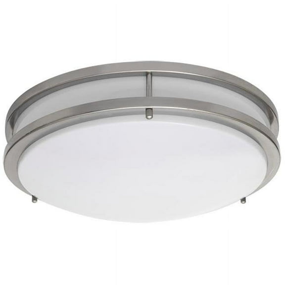 AMAX Lighting LED-JR003LNKL 17 x 3.8 in. LED Ceiling Fixture - JR Brushed Nickel