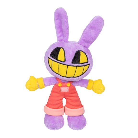 Amazing Digital Circus Deluxe Jax 8" Plush Figure, Collect Caine, Pomni, Kinger, Jax and Ragatha, Ages 4+