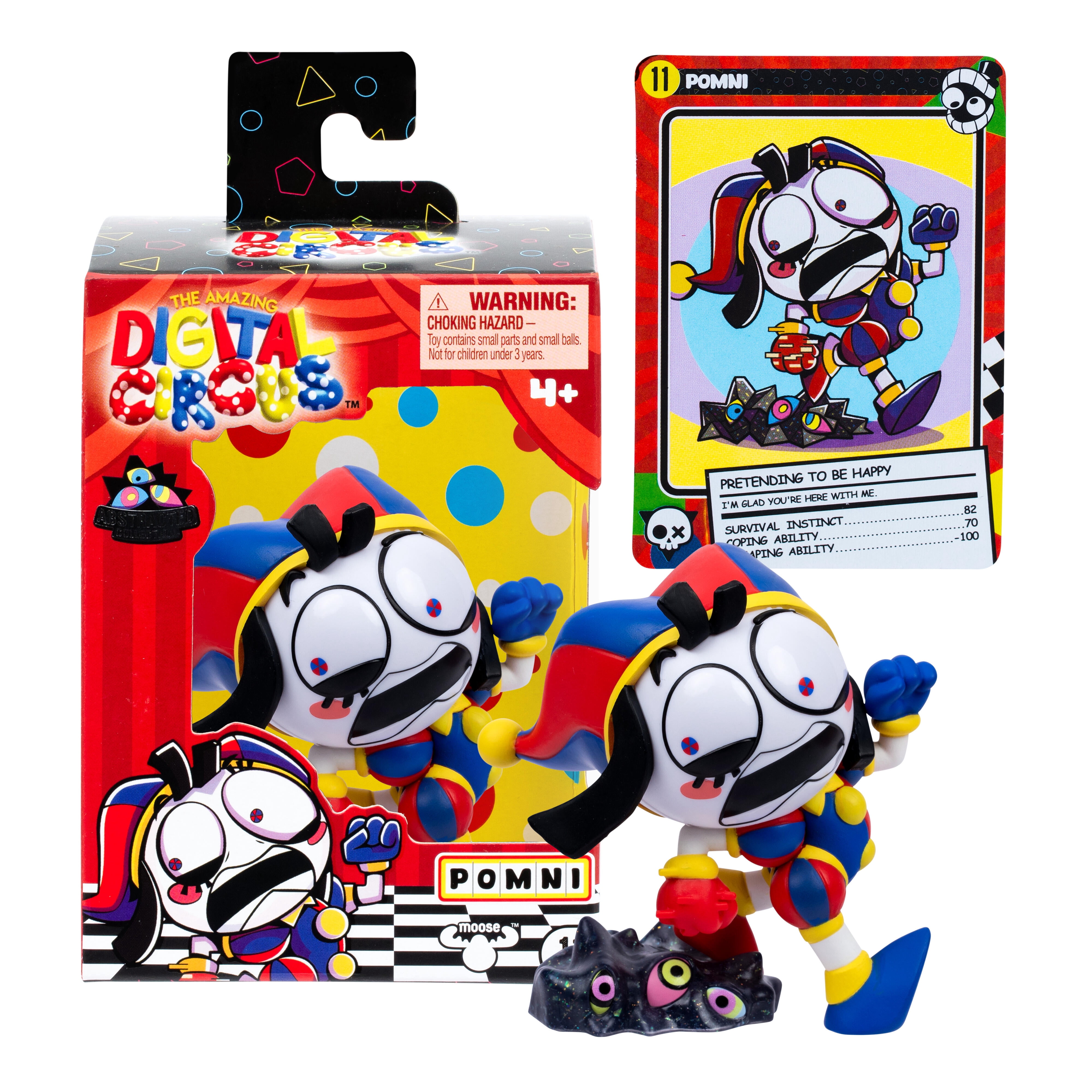 The Amazing Digital Circus ポムニ 2個セット Digital Circus, Vinyl Figures, Pomni, 4 inch Blue, Collectible