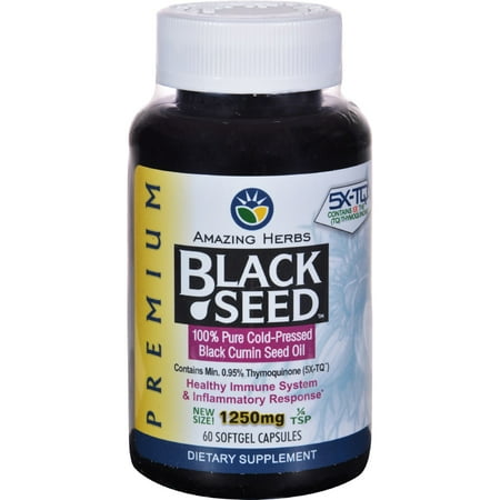 PREMIUM Black Seed Oil 1250mg XL SOFT-GELS