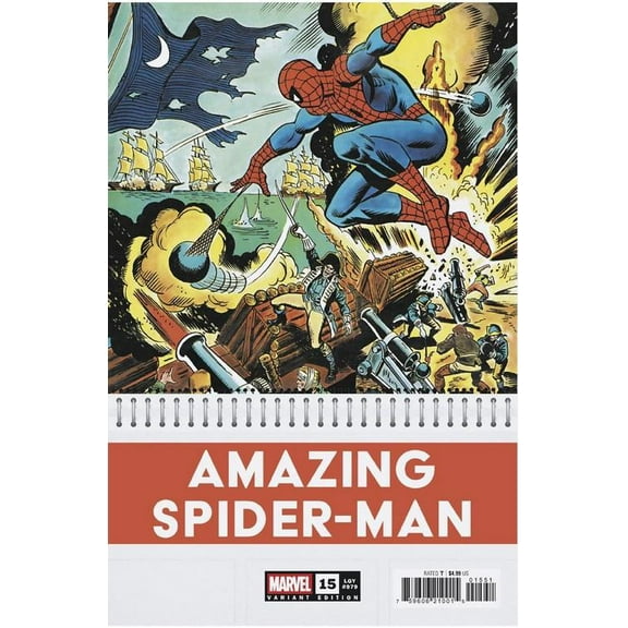 AMAZING SPIDER-MAN #15 ROSS ANDRU BICENTENNIAL CALENDAR HIDDEN GEM VARIANT Marvel Comic Book 2025
