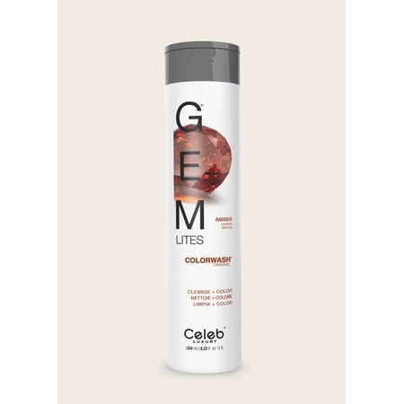 Gemlites Amber Copper Brown ® Colorwash Semi-Permanent Shampoo
