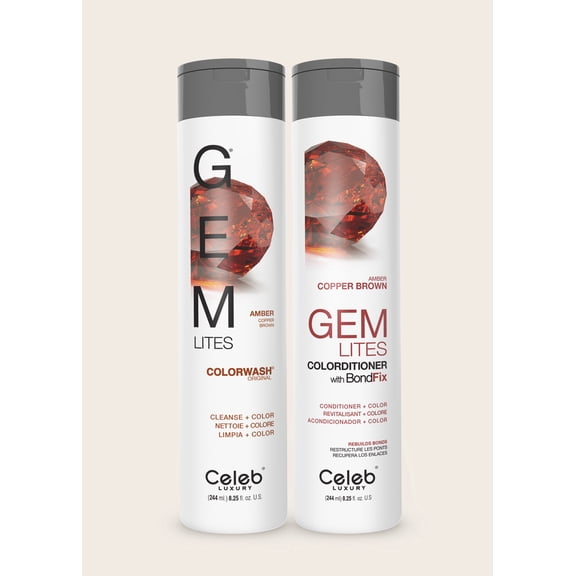 Gemlites Amber Copper Brown Healthy Color Duo