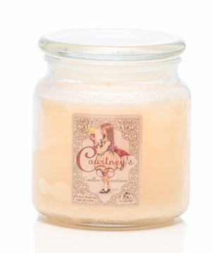 AMBER POWDER Courtneys Candles Maximum Scented 16oz Jar Candle
