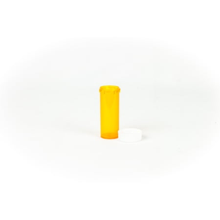 AMBER Push-N-Turn Vials with Child Resistant Caps