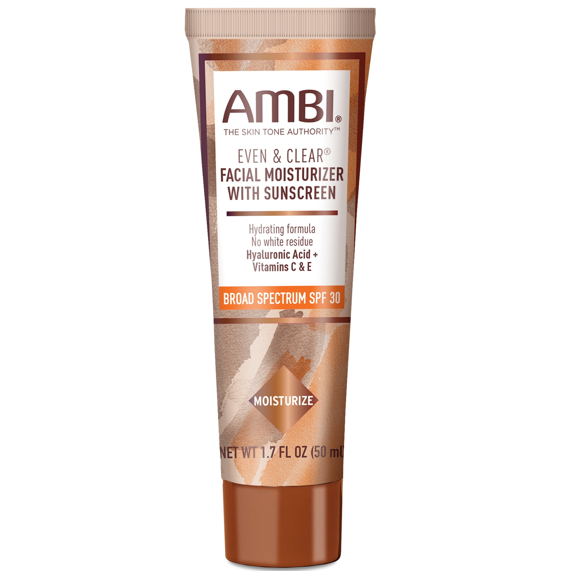 Ambi Even & Clear Daily Facial Moisturizer with SPF 30, 1.7 fl oz
