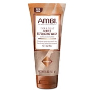 Ambi Even & Clear Gentle Exfoliating Wash with Oat and Sea Whip, Salicylic Acid Acne Treatment, Exfoliates to Help Smooth Skin Tone & Texture, 5 Ounce