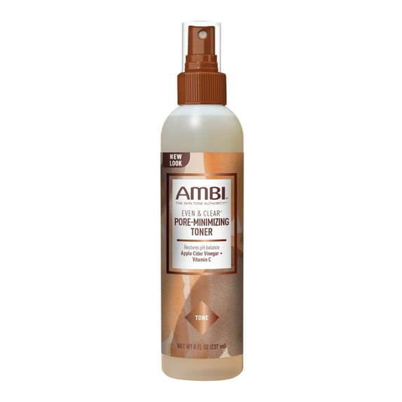 AMBI Even & Clear Intense Clarifying Toner, Spray Bottle, For All Skin Types & Ages, 8 oz
