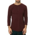 thumbnail image 1 of AMBIG Mens The Frantic Henley Shirt, Red, Small, 1 of 2