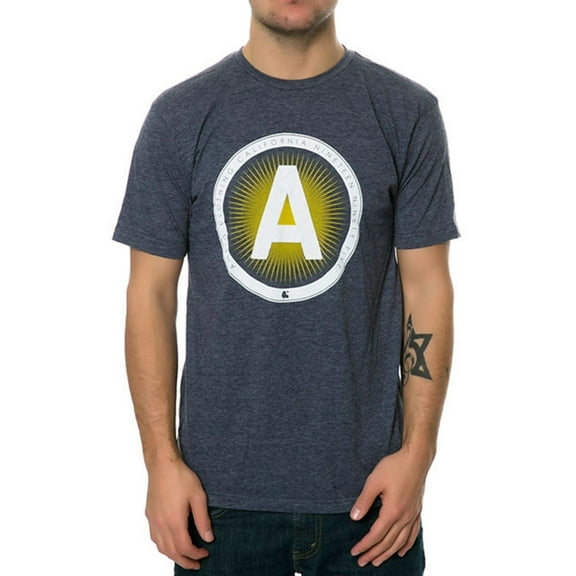 AMBIG Mens The Full Turn Graphic T-Shirt, Grey, Large