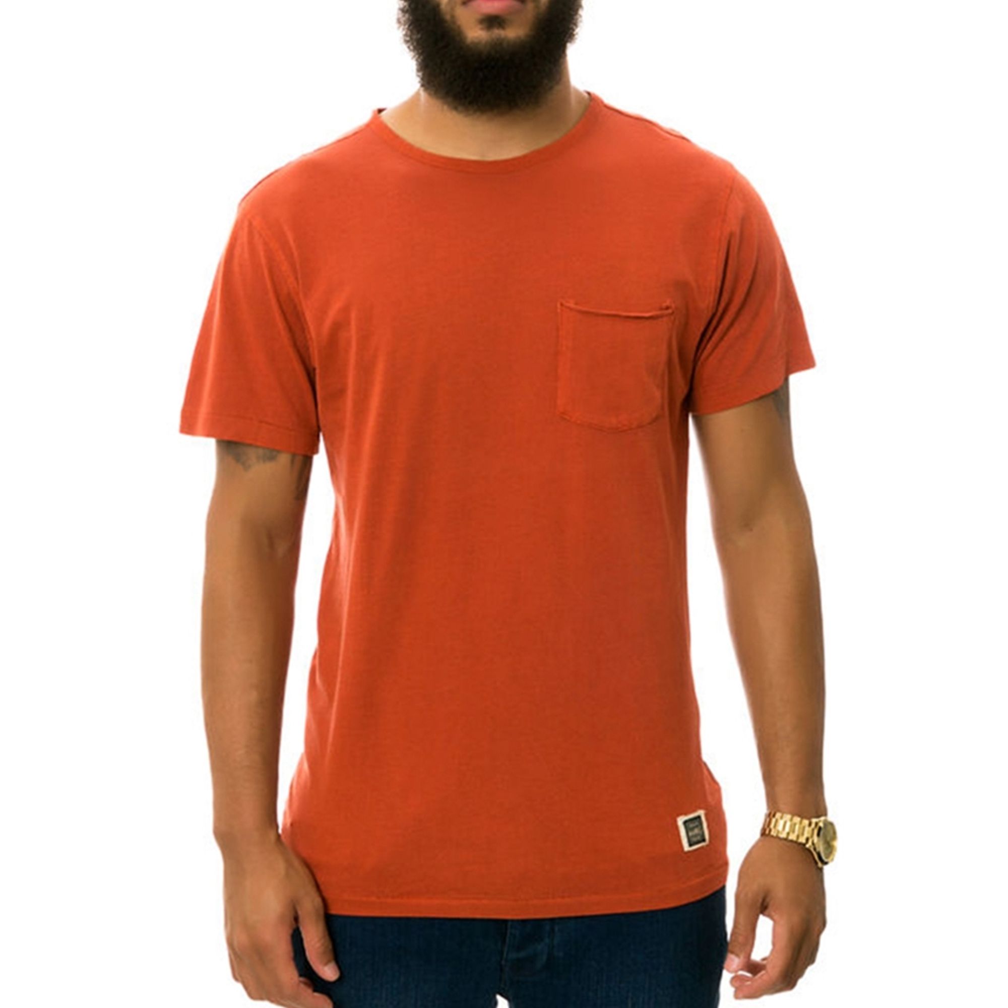 AMBIG Mens The Sherman Basic T-Shirt, Red, X-Large - Walmart.com
