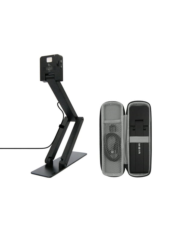 AMBIR Flexicam FC204-AC USB Document Camera-4K Video,Internal Microphone & Light. Compatible with ChromeBook, MacOS and Windows. In-Class and Remote Teaching, Web Meetings and Creator Videos