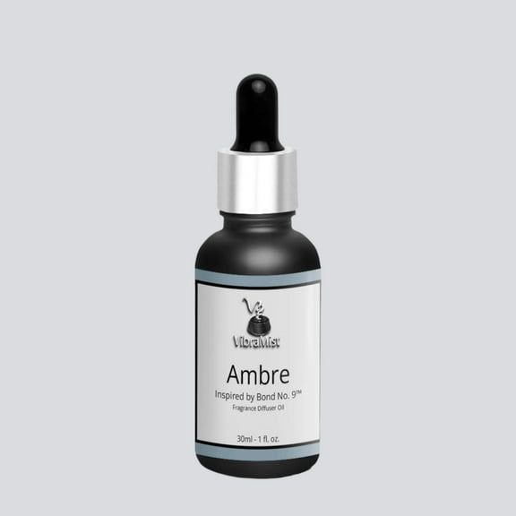 VibraMist Ambre  Premium concentrated diffuser oil. Luxury spa scent for home, hotel, or office. Works with cold air diffusers, fragrance warmers, potpourri, and wicking systems