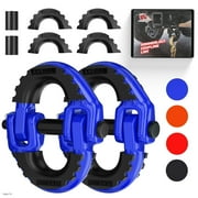 AMBULL 1/2 Safety Chain Connector Link 2 Pack, G80 Tow Hitch Hammerlock Coupling Link, Tow Chain Connector with 12000 lbs Loading Blue