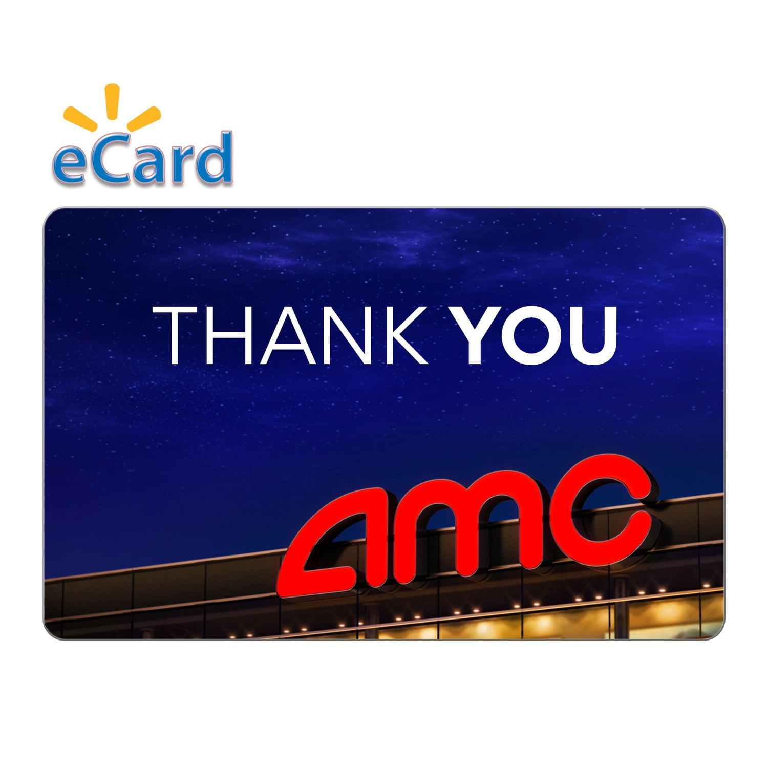 AMC Theatres - Two Standard/Digital Movie Black Tickets, Plus $20 E-Gift  Card