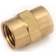 thumbnail image 1 of Anderson Metals 756103-02 Pipe Coupling, 1/8 in, FIPT, Brass, 1 of 5