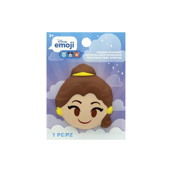 AMC Disney Sticker 3D Squishy Emoji Belle
