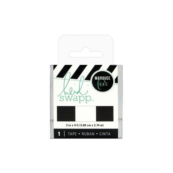 AMC HSwapp LightBox Tape 2" Stripe Blk/Wht