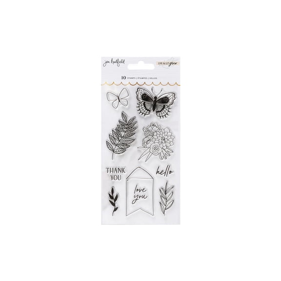 AMC JH Live & Let Grow Stamp Acrylic