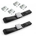 thumbnail image 1 of AMC Matador 1971-1978 Airplane 2 Point Black Lap Bucket Seat Belt Kit with Bracketry - 2 Belts, 1 of 1