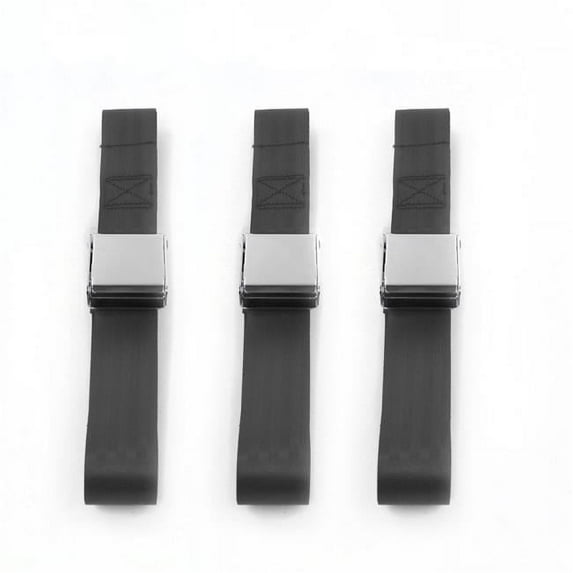 AMC Matador 1971-1978 Airplane 2 Point Charcoal Lap Bucket Seat Belt Kit - 2 Belts